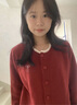 卡汐沐 開衫毛衣女針織衫女2025新款春秋女裝假兩件毛衣女氣質(zhì)上衣女 假兩件蝴蝶結毛衣【紅色】 均碼 （建議115斤以內(nèi)） 曬單實拍圖