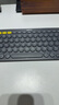 羅技（Logitech）時(shí)尚系列 K380 鍵盤 藍(lán)牙辦公鍵盤 無線鍵盤 女友 便攜超薄鍵盤 筆記本鍵盤 黑灰色 曬單實(shí)拍圖