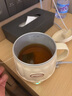 JIEXG養(yǎng)生壺 熱牛奶杯 養(yǎng)生杯 煮茶花茶銀耳靜音 熱牛奶神器燒水壺辦公室燒水杯 熱奶杯 0.5L 珍珠白（送勺子） 曬單實拍圖