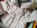 香影白鴨絨紫色羽絨服女短款2025冬季新款時(shí)尚小個(gè)子連帽休閑外套 紫色 XS 曬單實(shí)拍圖