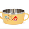 樂(lè )扣樂(lè )扣（LOCK&LOCK）輔食碗 兒童餐具進(jìn)口不銹鋼餐具小學(xué)生卡通雙手柄湯碗飯碗 250ml 曬單實(shí)拍圖