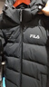 FILA 斐樂(lè )官方情侶羽絨服2025年冬時(shí)尚休閑連帽上衣男女同款保暖外套 曬單實(shí)拍圖