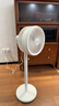 大宇（DAEWOO）空氣循環(huán)扇電風(fēng)扇落地扇家用兩用臥室客廳強力臺扇宿舍節能風(fēng)寶空調伴侶F45 【渦輪聚風(fēng)+節能省電+低噪涼風(fēng)】奶糖白 曬單實(shí)拍圖