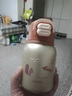 蘇泊爾（SUPOR）兒童保溫杯上學(xué)水杯水壺學(xué)生開(kāi)學(xué)吸管杯純鈦內(nèi)膽 橡子棕KCV50CN20 曬單實(shí)拍圖
