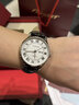 卡地亞瑞士品牌原裝手表男士機械表超薄防水夜光2025新款十大名牌男表 CO0598黑帶白面 曬單實(shí)拍圖