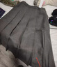 森馬（Semir）森馬半身裙女仿毛呢裙子24冬新款A(yù)字百褶裙遮胯顯瘦109724120001 曬單實(shí)拍圖