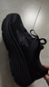 斯凱奇（Skechers）【梁朝偉同款】縱云跑鞋丨2025新品男女同款緩震專(zhuān)業(yè)公路跑步鞋 男款-全黑色/BBK 45.5 曬單實(shí)拍圖