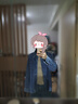 茵曼復(fù)古時(shí)尚純棉牛仔襯衫2025秋季女裝新款百搭水洗寬松長(zhǎng)袖襯衣 牛仔藍(lán) M 曬單實(shí)拍圖