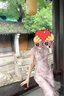 初蟬衣事「霧滿(mǎn)山」新中式旗袍2025夏季拼紗天絲亞麻國風(fēng)氣質(zhì)奧黛連衣裙女 霧荷粉 S （現貨） 曬單實(shí)拍圖