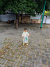 牧萌兒童雨衣男童女童防水全身雨披幼兒園小學(xué)生雨具 黃色小恐龍 M 曬單實(shí)拍圖