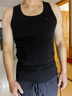 花花公子純棉背心男士大碼高彈力運動(dòng)吸汗透氣打底汗衫男2件 曬單實(shí)拍圖