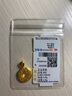 周六福（ZLF）七夕禮物  珠寶黃金吊墜女足金999平安扣掛墜 計價 3.64g 曬單實拍圖