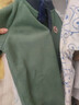 巴厘小豬兒童衛衣秋冬男童加厚保暖女童半高領(lǐng)加絨秋裝衣服寶寶搖粒絨上衣 森綠 90 曬單實(shí)拍圖
