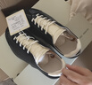 FOOT INDUSTRY 足下工業(yè)「品牌經(jīng)典」芭蕾德訓(xùn)鞋女款無(wú)內(nèi)里系列舒適休閑透氣 黑色/古白 37 曬單實(shí)拍圖