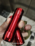 9LED驗(yàn)鈔燈手電筒 紫外線驗(yàn)鈔機(jī) 強(qiáng)光小電筒鋁合金小型照錢檢測筆防偽便攜式 固化燈手持UV電筒 紅色一個裝（9燈珠） 曬單實(shí)拍圖