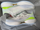 李寧（LI-NING）超輕22跑步鞋男鞋 2025夏秋季新款輕質(zhì)穩(wěn)定中考體測(cè)運(yùn)動(dòng)鞋ARBV001 標(biāo)準(zhǔn)白/水族綠-22 42 (265mm) 曬單實(shí)拍圖