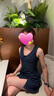 UR2025夏季新款女裝復古學(xué)院風(fēng)休閑無(wú)袖牛仔連衣裙UYY850163 靛藍 XS 曬單實(shí)拍圖
