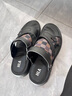 海瀾之家HLA涼鞋男戶(hù)外百搭沙灘鞋男輕便潮流一腳蹬涼拖男 T027 黑色 42 曬單實(shí)拍圖