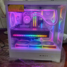 愛(ài)國者（aigo）星璨嵐SE 白色 游戲電腦臺式主機箱 雙360水冷位 支持背插/ATX主板/270°海景房/5090顯卡 曬單實(shí)拍圖
