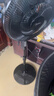 美的（Midea）電風(fēng)扇 家用風(fēng)扇 落地扇 7葉遠(yuǎn)距強(qiáng)風(fēng)電扇 立式輕音節(jié)能可定時(shí)降溫 黑色機(jī)械款 【風(fēng)速309m/min】超級(jí)單品 曬單實(shí)拍圖