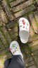 CROCS卡駱馳貝雅洞洞鞋沙灘鞋|10126 白色-100 39(240mm)  曬單實(shí)拍圖