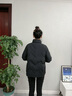 LPOX冬季棉服女加厚保暖中老年棉衣女短款韓版修身棉襖棉服冬季厚外套 黑色  加絨 XL 【100-115斤】 曬單實(shí)拍圖