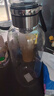 恩爾美（nRMEi）茶水分離杯大容量男士泡茶杯冷泡杯高硼硅耐熱便攜辦公室喝水杯子 【茶水分離+杯套】本色 2000ml 曬單實(shí)拍圖