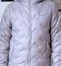 雪中飛【壓膠工藝】?jì)和鸾q服新款男女童秋冬季輕薄保暖外套 黑色 130 曬單實(shí)拍圖