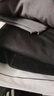 森馬（Semir）休閑褲女做舊寬松闊腿褲通勤秋磨毛打褶長褲腰帶101524127005B 曬單實拍圖