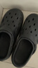 名創(chuàng  )優(yōu)品（MINISO）洞洞鞋男士夏季外穿防滑厚底eva踩屎感涼鞋防臭海邊沙灘包頭拖鞋 曬單實(shí)拍圖
