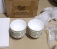 陶相惠 陶瓷飯碗4.5英寸湯碗家用餐具骨瓷防燙高腳米飯碗10只套裝微波爐 曬單實(shí)拍圖