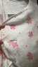 童泰嬰兒連體衣新生兒衣服四季0-6月初生寶寶哈衣爬服純棉內(nèi)衣2件裝 粉白花朵（四季款） 66cm (建議3-6個(gè)月身高60-68cm) 曬單實(shí)拍圖