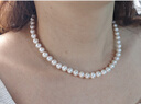 天使之淚婉瑩淡水珍珠項鏈經(jīng)典優(yōu)雅全珠鏈925銀生日禮物禮物送老婆送長(cháng)輩 曬單實(shí)拍圖