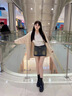 蜘蛛王高跟短靴女靴子厚底2025秋冬新款加絨粗跟英倫風(fēng)小個子增高馬丁靴 黑色 38 曬單實拍圖