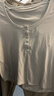 lululemon丨Rulu 女士長(cháng)袖亨利衫 LW3IUSS 骨白 M 曬單實(shí)拍圖