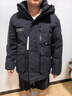 鴨鴨（YAYA）王一博同款羽絨服女2025冬季最新款沖鋒外套保暖潮流工裝男女同款 黑色 XL 【建議135-150斤】 曬單實(shí)拍圖