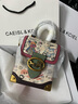 CAEISL & KCIEL七夕禮物小&ck2025新款女包包涂鴉小熊小方包手提包女斜挎手機包 粉色 曬單實(shí)拍圖