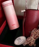 膳魔師（THERMOS）保溫杯女士口紅杯學(xué)生水杯不銹鋼杯子禮盒裝教師節禮物TCNO 【蜜桃烏龍】附杯套 260ml 熱賣(mài)推薦 曬單實(shí)拍圖