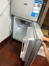 奧克斯小冰箱家用小型迷你冷藏冷凍兩用出租房宿舍用節能省電寢室辦公室電冰箱 【熱賣(mài)款 升級凈化去味】22A126DW銀 曬單實(shí)拍圖