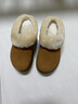 百思圖冬商場(chǎng)新款真皮厚底勃肯鞋休閑居家外穿毛毛拖鞋L8128DM4 駝色 L8128DM4 37 曬單實(shí)拍圖