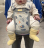 婧麒（JOYNCLEON）新生嬰兒衣服純棉秋款初生男女寶寶春秋睡衣分體打底內衣套裝 蒲公英綠色 【高腰款】 73 cm 曬單實(shí)拍圖