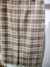Teenie Weenie小熊學(xué)院風(fēng)半身裙冬季綿羊毛混紡格紋直筒裙子 卡其色 S (160) 曬單實(shí)拍圖