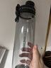 樂扣樂扣水杯大容量夏季耐高溫便攜泡茶杯運動水壺男女學(xué)生耐摔直飲杯水瓶 【便攜提手】遠(yuǎn)山灰850ml 曬單實拍圖