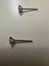 慕璨（OWN SHINE）【官方正品】圓鏡PT950鉑金耳釘耳飾培育真鉆石 送女友生日禮物 E【1對0.4ct±0.03】 曬單實(shí)拍圖