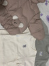 white wheat兒童2025冬季新款羽絨服外套保暖男童女童防風(fēng)戶外連帽上衣厚款 咖色 100 cm 曬單實(shí)拍圖