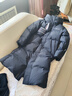 坦博爾羽絨服男女同款連帽長款鵝絨運(yùn)動戶外滑雪外套550879A 黑色 170 曬單實(shí)拍圖