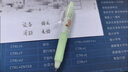 得力黃油小熊聯(lián)名口袋筆按動(dòng)中性筆卡通可愛(ài)高顏值簽字筆學(xué)生用刷題筆黑色水筆 3支裝(每色各1)+10支得力筆芯 曬單實(shí)拍圖