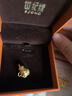 世紀緣珠寶牡丹葫蘆古法黃金吊墜復古足金福祿掛墜生日禮物送女友 5.64g 曬單實(shí)拍圖