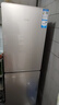 海爾（Haier）冰箱190升兩門雙門玻璃面板風(fēng)冷無霜凈味保鮮節(jié)能小戶型家用電冰箱宿舍租房冷藏冷凍BCD-190WDCO 曬單實拍圖