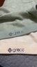 潔麗雅（grace）洗臉毛巾純棉抑菌擦手巾竹纖維方巾吸水吸汗不掉毛洗澡巾 米+淺綠+深綠【方巾3條裝】 曬單實拍圖